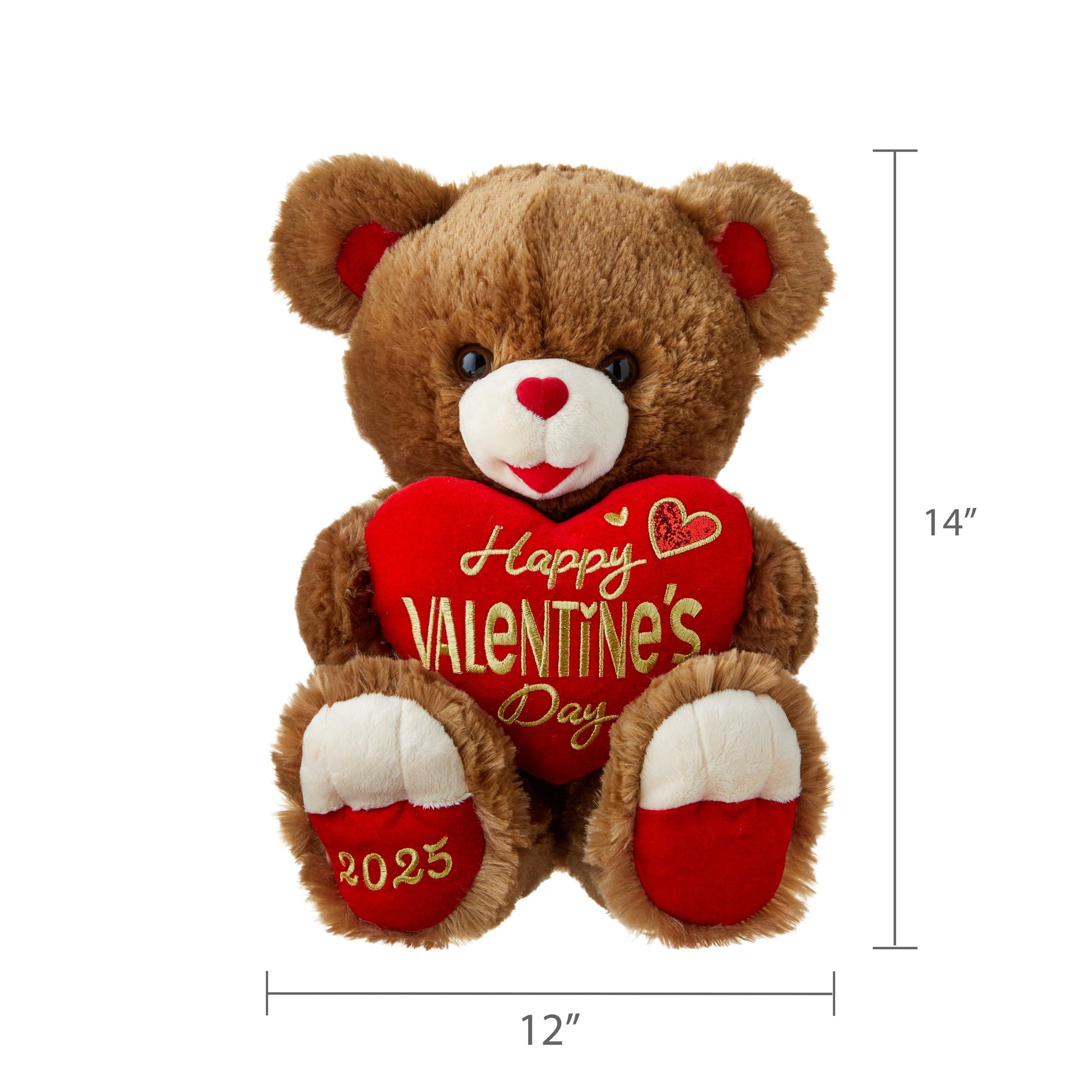 Valentine'S Day Sweetheart Teddy Plush, White, by