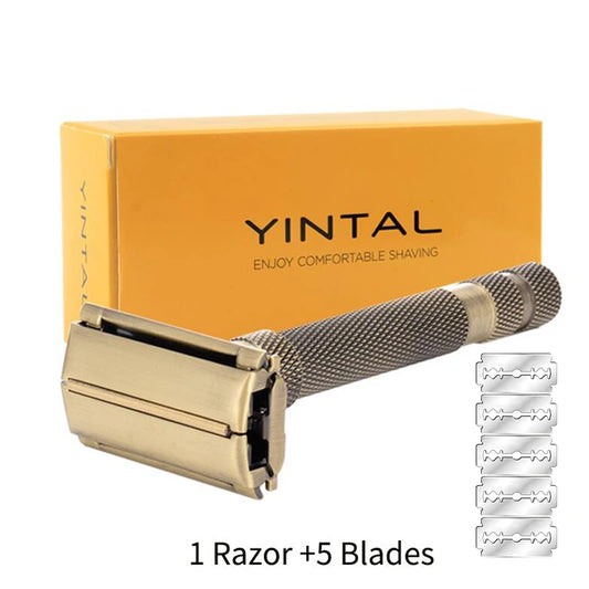 New Design Luxurious Razor Butterfly Open Adjustable Safety Classic for Superb Mens Shaving Razor Barber Shaver