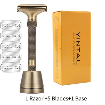 New Design Luxurious Razor Butterfly Open Adjustable Safety Classic for Superb Mens Shaving Razor Barber Shaver