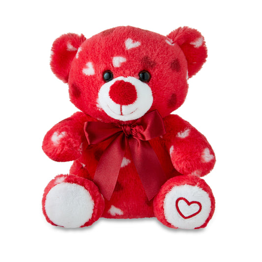 Valentine'S Day Sitting Teddy Bear Plush, Red, by